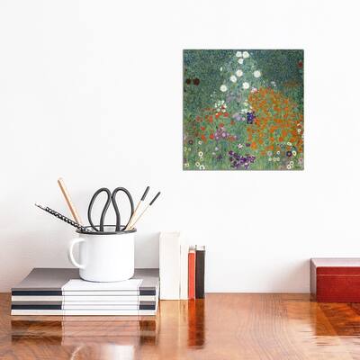 iCanvas "Bauerngarten (Cottage Garden), 1907 " by Gustav Klimt Canvas Print