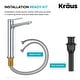 preview thumbnail 49 of 97, KRAUS Indy Single Handle Vessel Bathroom Faucet with Pop Up Drain