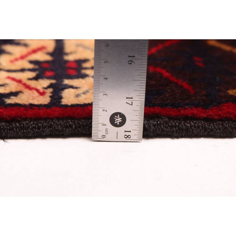 ECARPETGALLERY Hand-knotted Teimani Red Wool Rug - 3'10 x 5'9