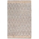 preview thumbnail 52 of 125, SAFAVIEH Handmade Natural Fiber Bethia Casual Jute Trellis Rug 4' x 6' - Silver - Rectangle