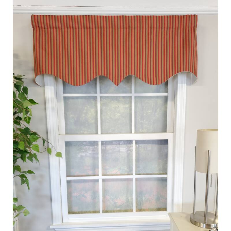 Roman Stripe Regal Valance