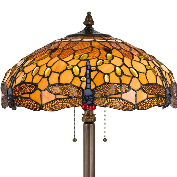 tiffany floor lamp dragonfly design