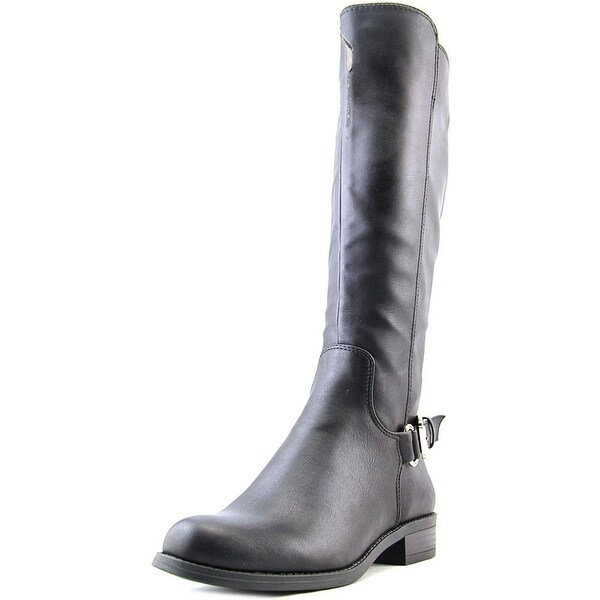 Alfani Jarabina wide calf Women Round Toe Synthetic Black Knee High Boot