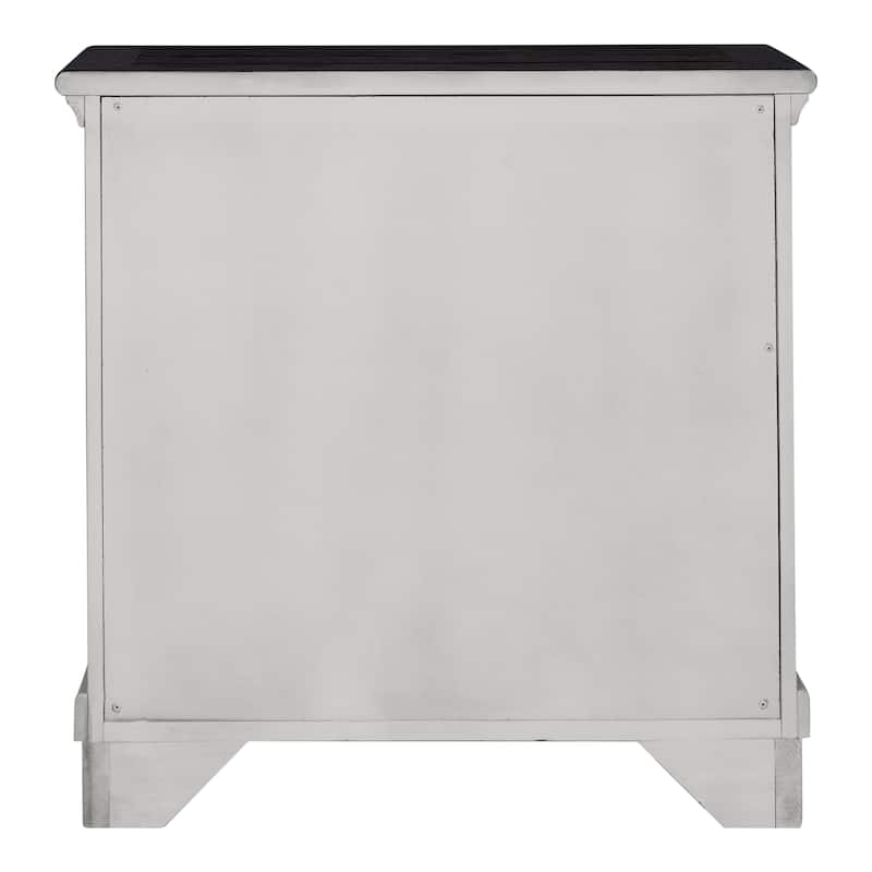 Furniture of America Eryndor Modern Farmhouse 5-Piece White Solid Wood Platform Bedroom Set