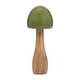 preview thumbnail 13 of 15, Sagebrook Home Wood, Coned Mushroom, Novelty, Two Tone, Decoration for Interior Design