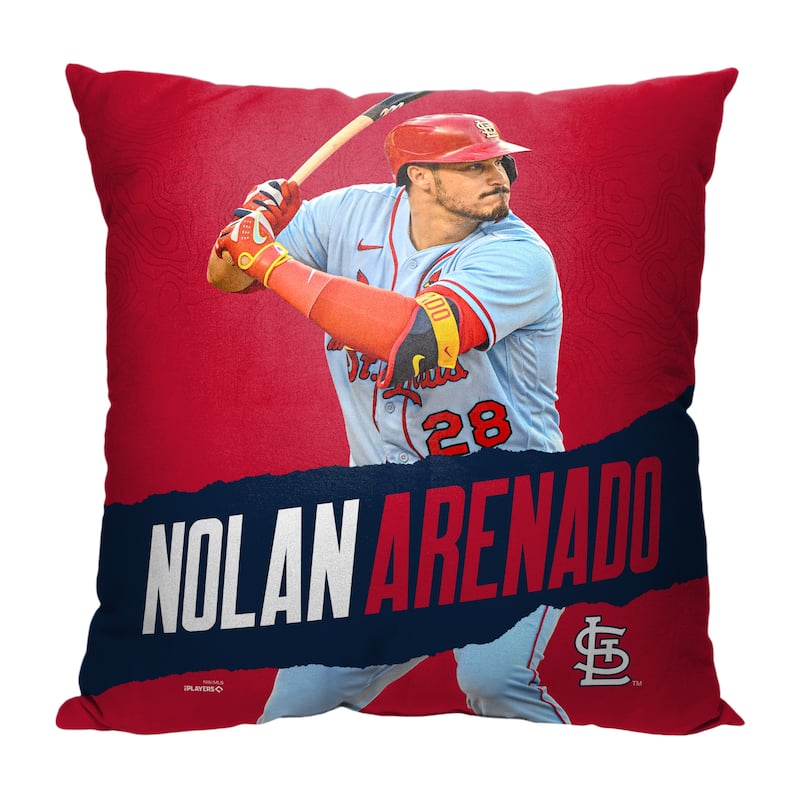 MLB St. Louis Cardinals Nolan Arenado 18 Inch Throw Pillow