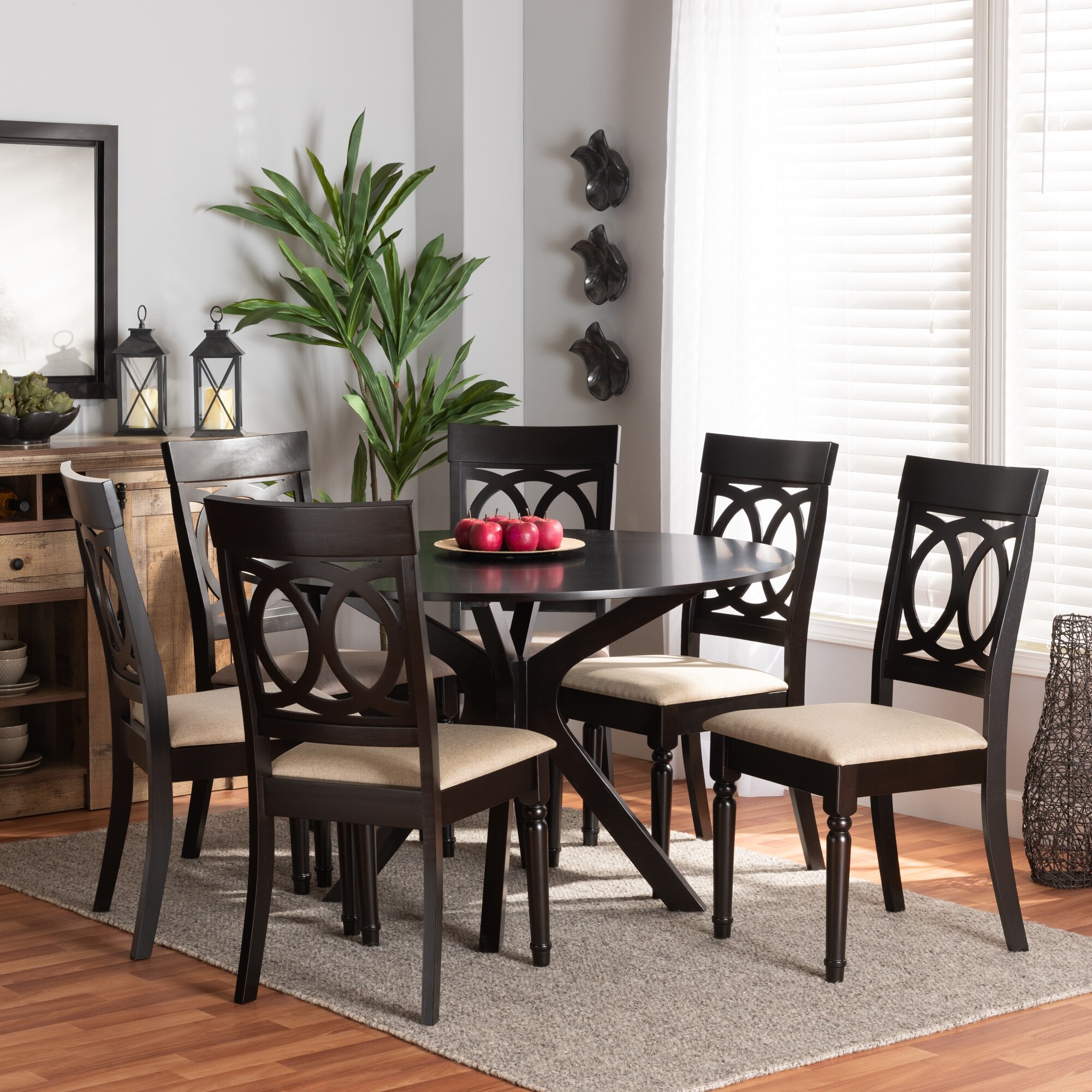Jessie Modern and Contemporary 7 Piece Dining Set