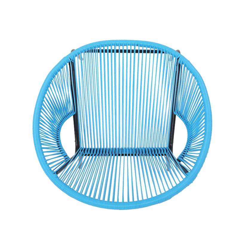 Nusa Outdoor Modern Rattan Club Chair (Set of 2) by Christopher Knight Home