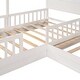 preview thumbnail 6 of 17, Wood House Bed Twin Size