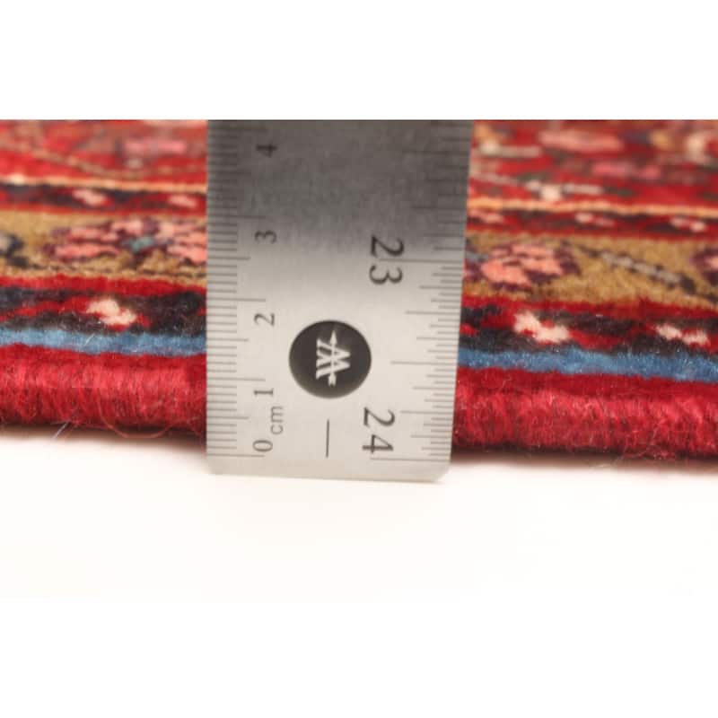 ECARPETGALLERY Hand-knotted Andelz Red Wool Rug - 3'5 x 5'0