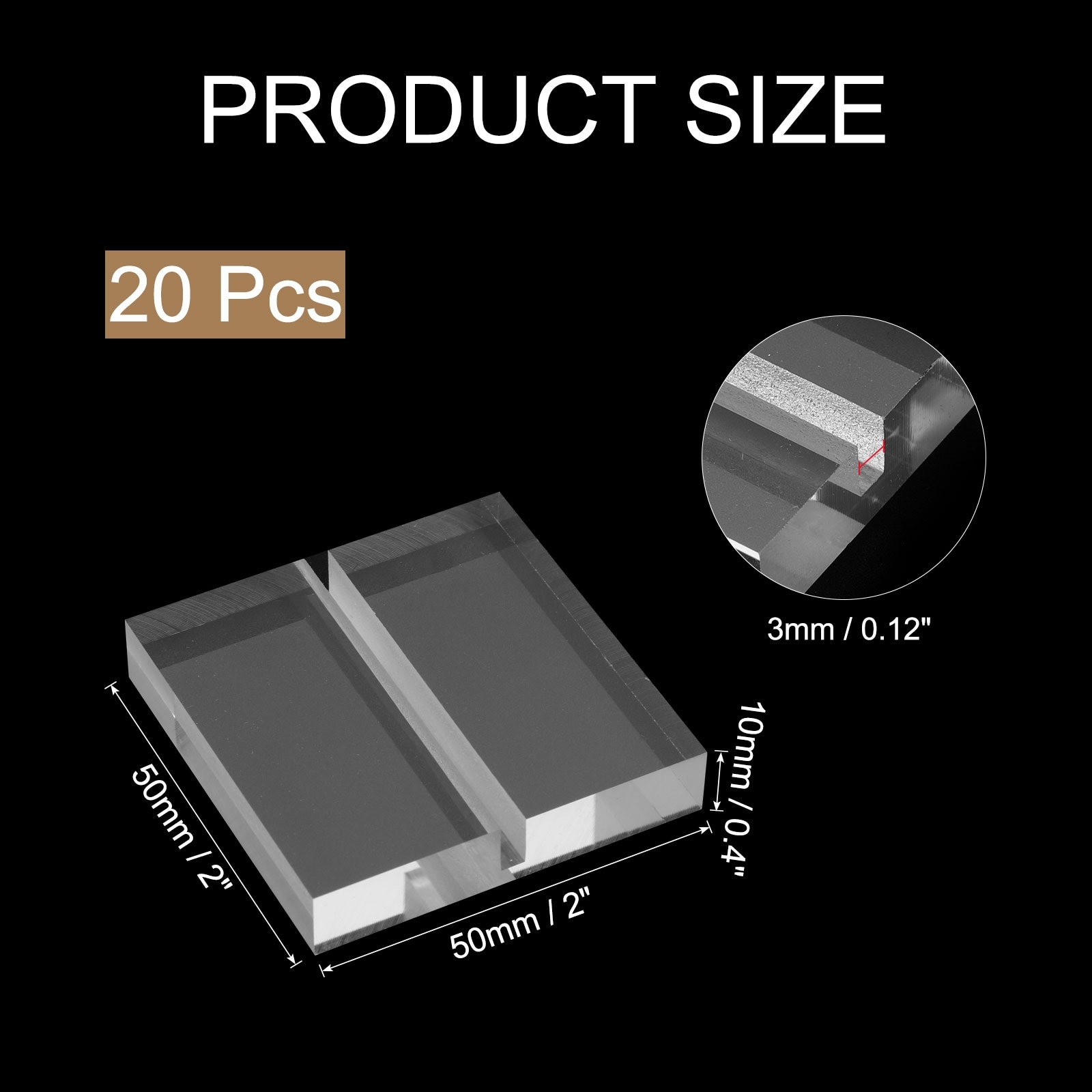 Acrylic Place Card Holders Card Holder Stand - Transparent