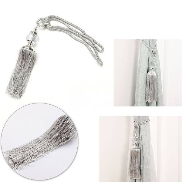 Shop 2pcs Curtain Tiebacks 24 Inch Holdback Decorative Tassel