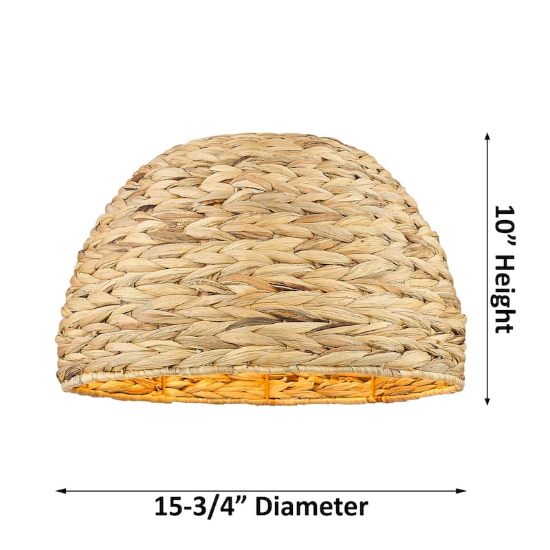 Innovations Lighting 516-1P-13-16 Woven Rattan Pendant Woven Rattan