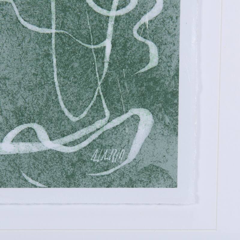 Thread Green III Framed Art Print