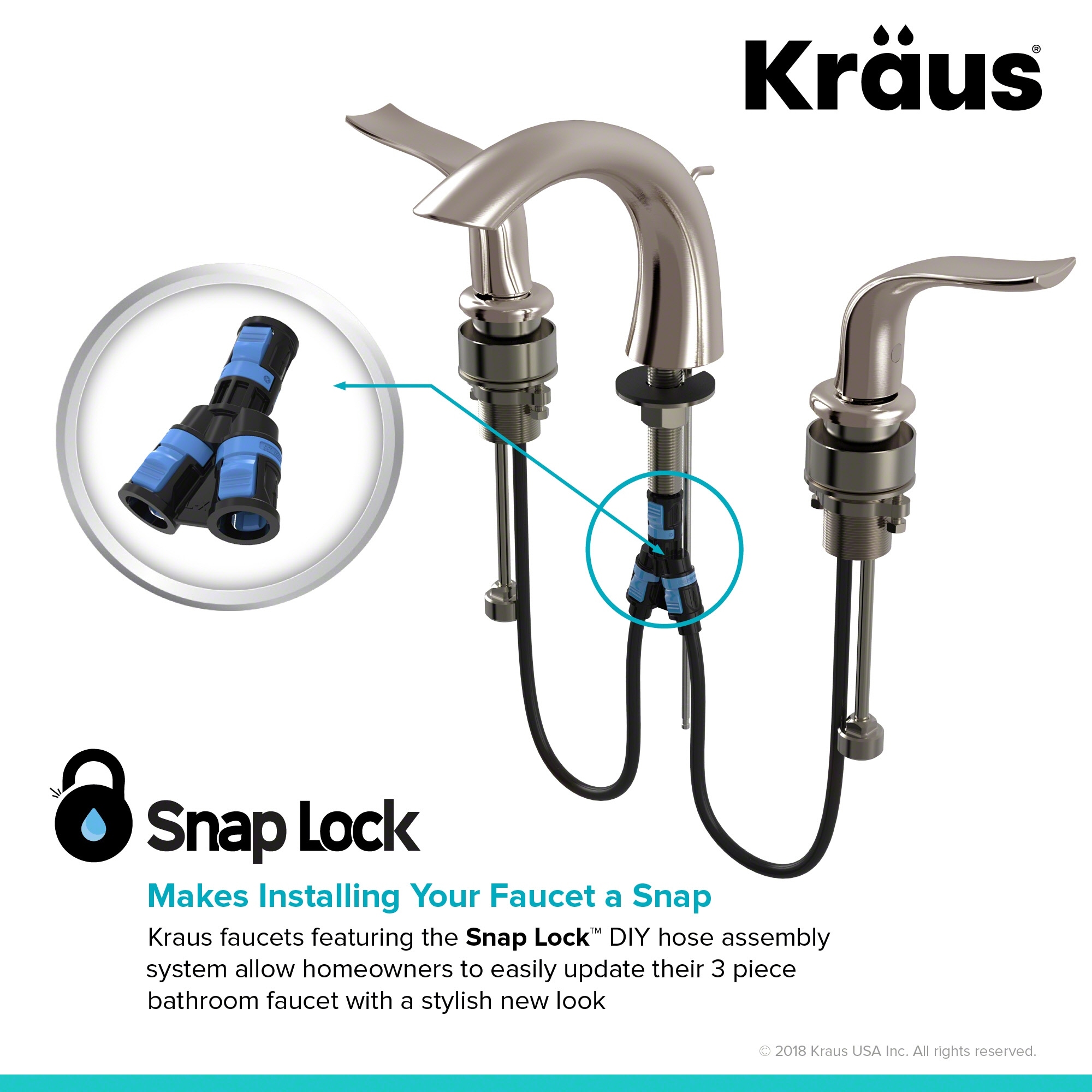 Shop Kraus Kohra 2 Handle 8 Inch Widespread Bathroom Faucet Brushed Nickel Overstock 21406900