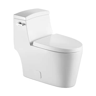 One Piece 360 Vortex Flush Technology And Left Joystick Toilet White