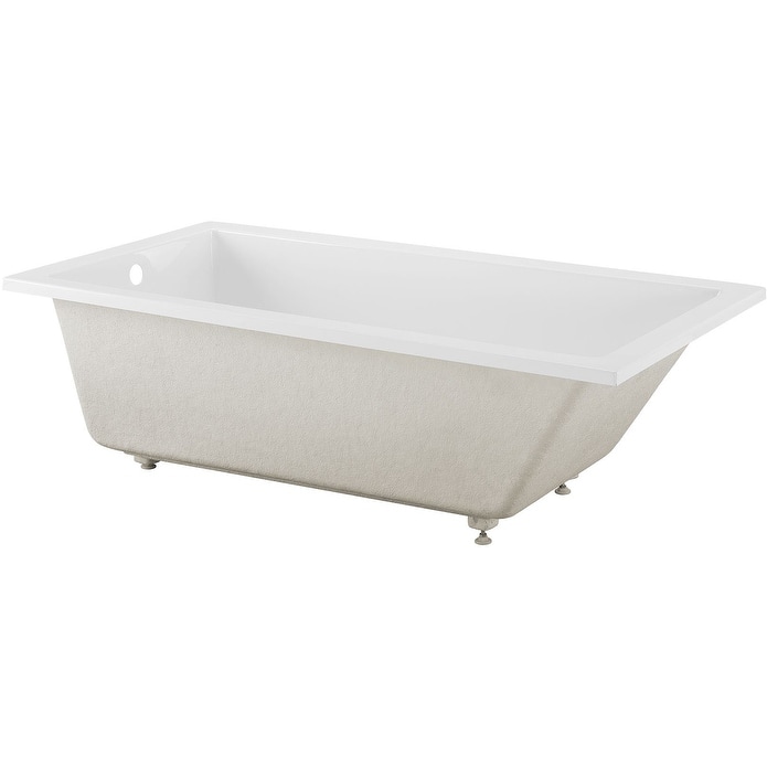 Swiss Madison Voltaire 72" Drop In Acrylic Soaking Tub with Reversible
