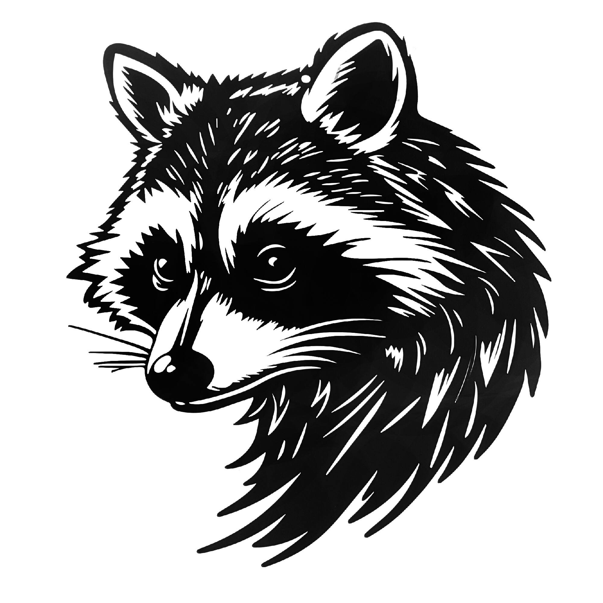 Metal Black Racoon Head Wall Decor Bed Bath & Beyond 40153099