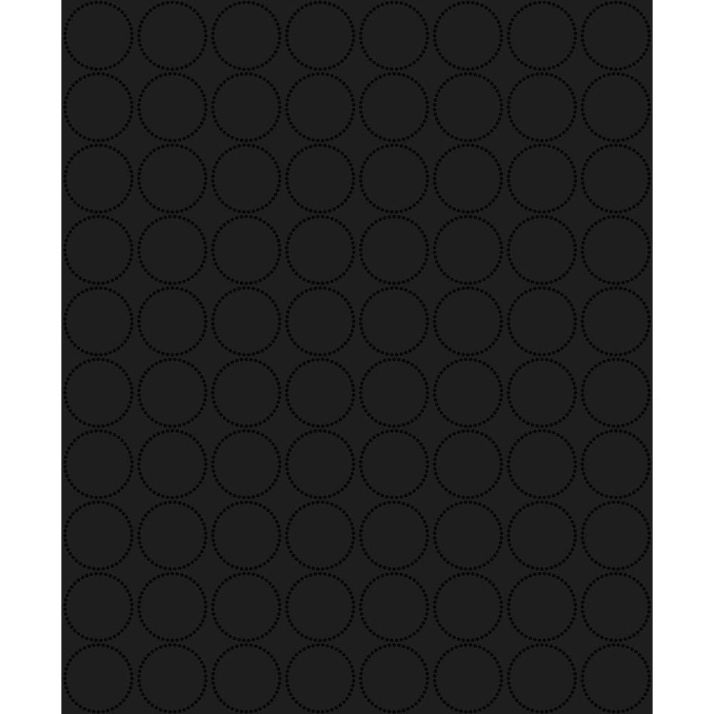 Seabrook Designs Round Geometric Non-Woven Unpasted Wallpaper