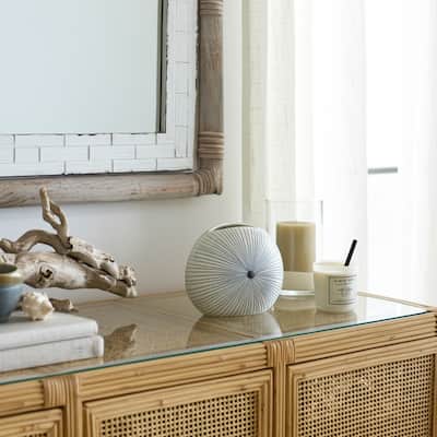 Ceramic Decorative Vase Modern Design Unique Dotted Circular Detailing