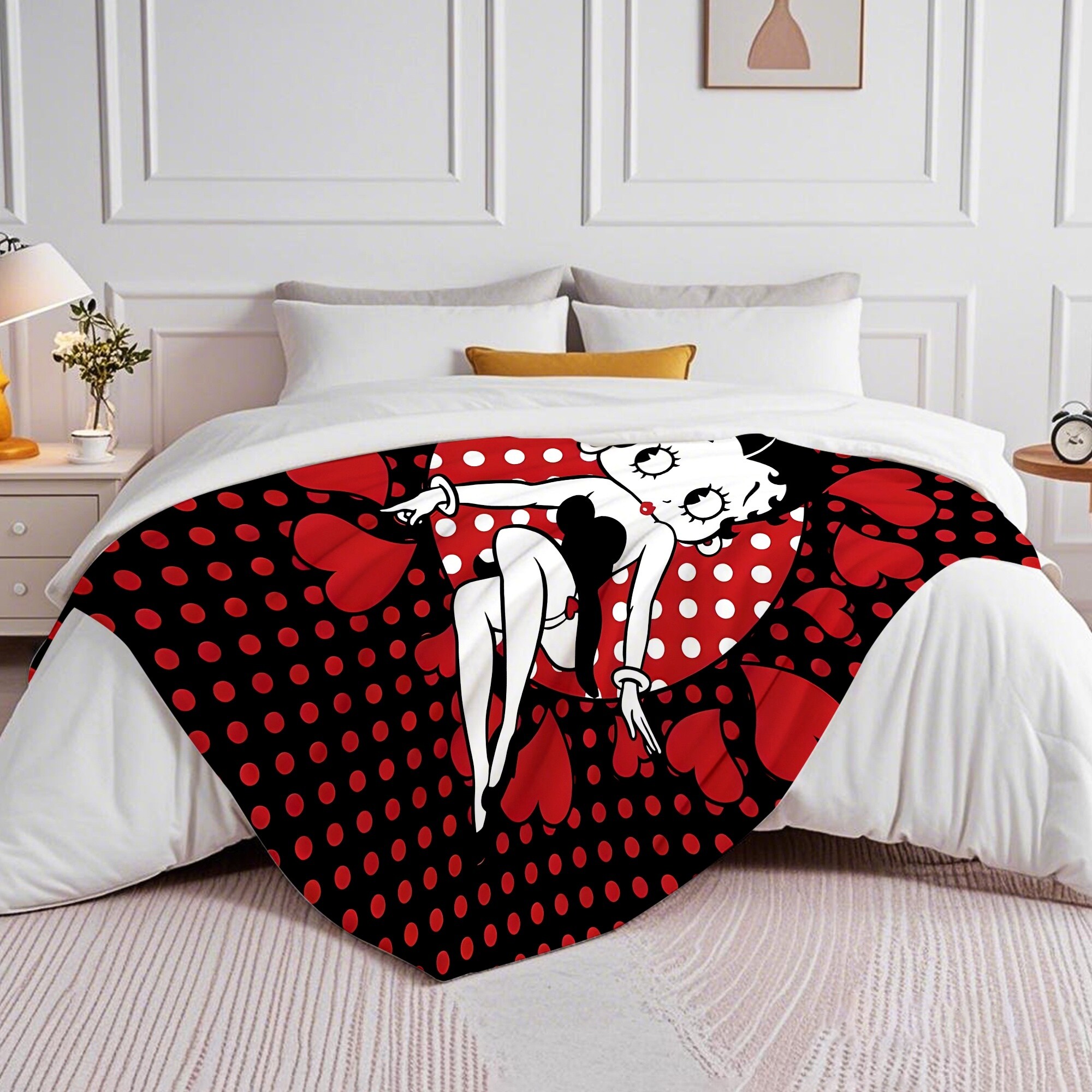 Betty Boop Super Soft Fleece Plush Throw Blanket for Couch - Picture 61 of 374