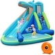 preview thumbnail 10 of 11, Costway Inflatable Kids Hippo Bounce House Slide Climbing Wall Splash