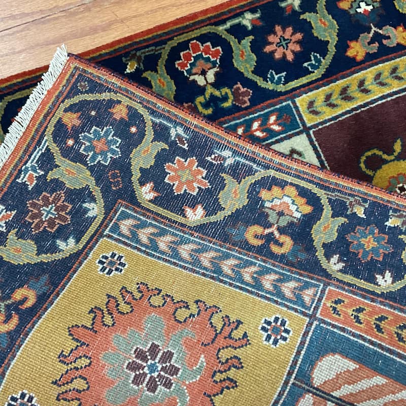 HERAT ORIENTAL Hand-knotted 2'8 x 6' Indo Bakhtiari Wool Runner - 2'8" x 6'