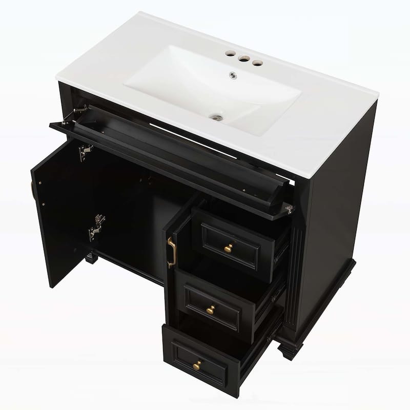 36" Bathroom Vanity with Sink