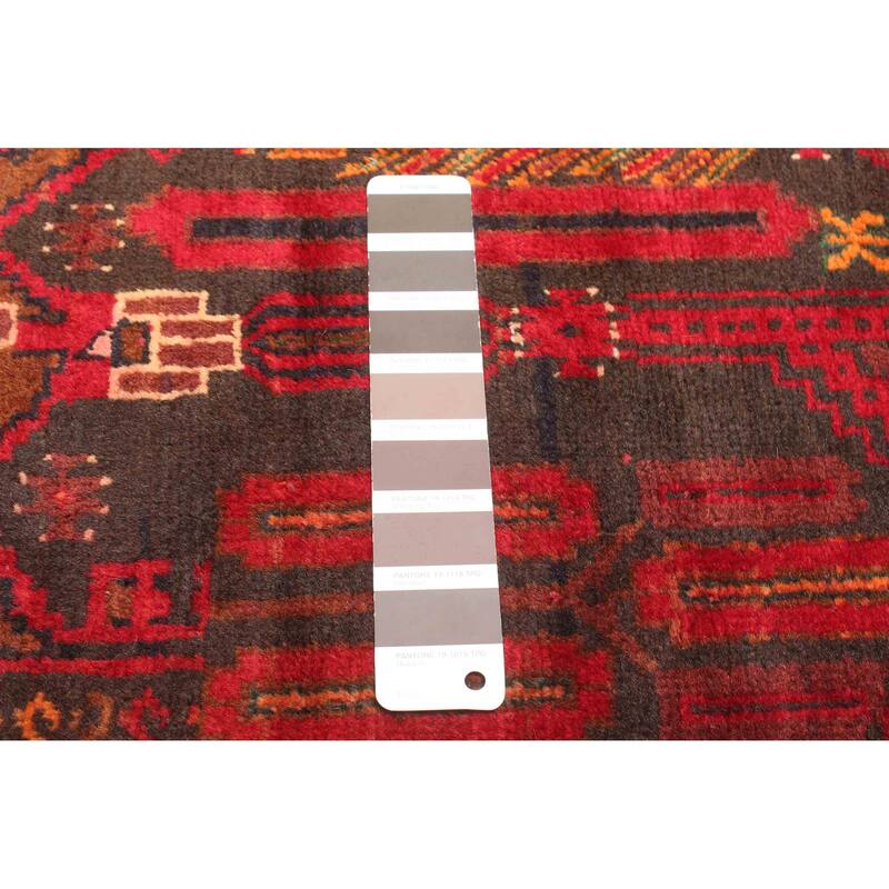 ECARPETGALLERY Hand-knotted Teimani Dark Brown Wool Rug - 3'0 x 4'8