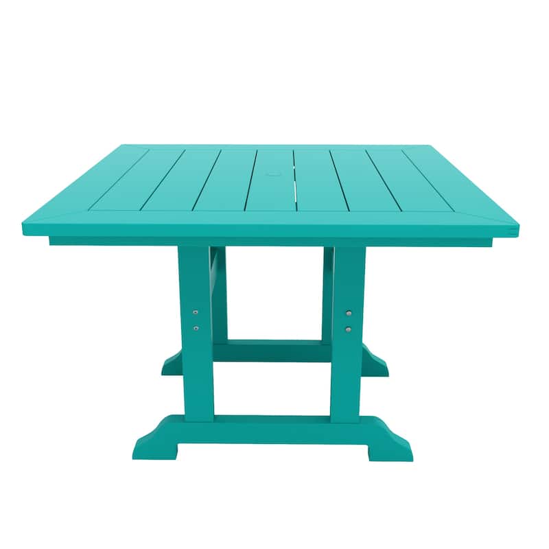 Laguna Hdpe All Weather Outdoor Patio 43" Square Dining Table