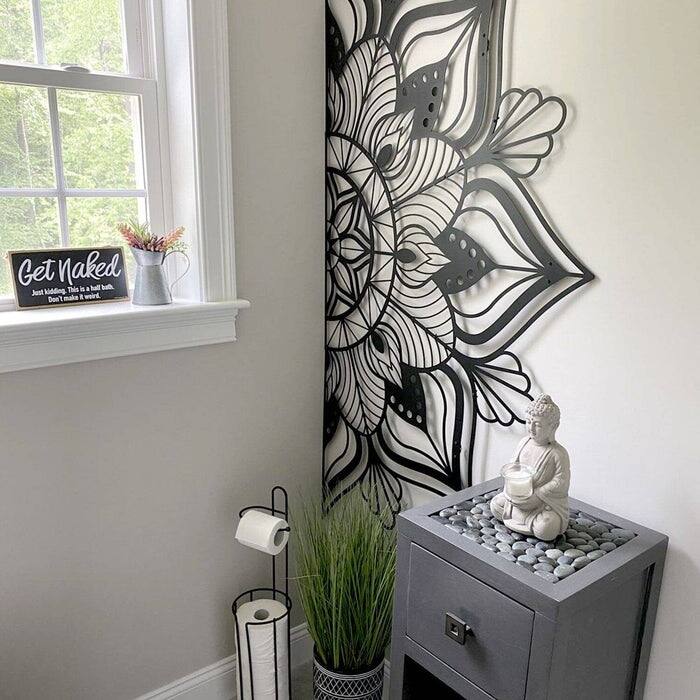 Sutra Mandala Metal Wall Art,