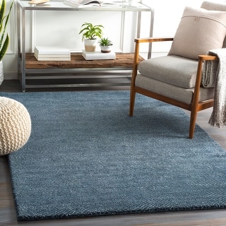 Fazeley Hand Knotted Wool Blend Casual Area Rug - Bed Bath & Beyond ...
