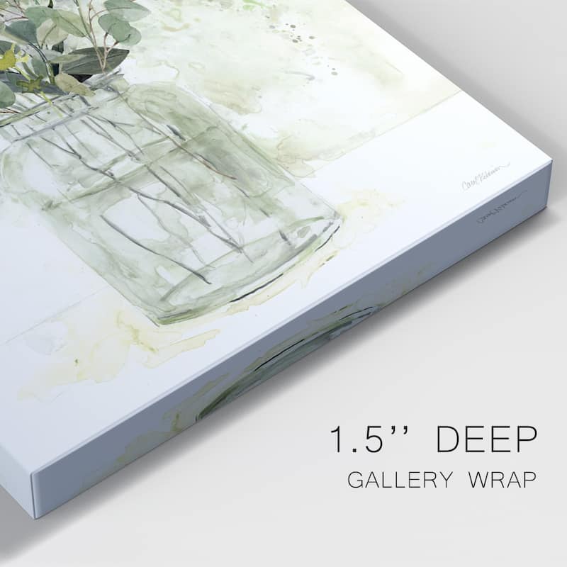 Delicate Greenery II Premium Gallery Wrapped Canvas - Ready to Hang