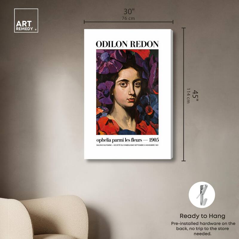 Vision of Ophelia Canvas by Art Remedy, Gallery Wrapped