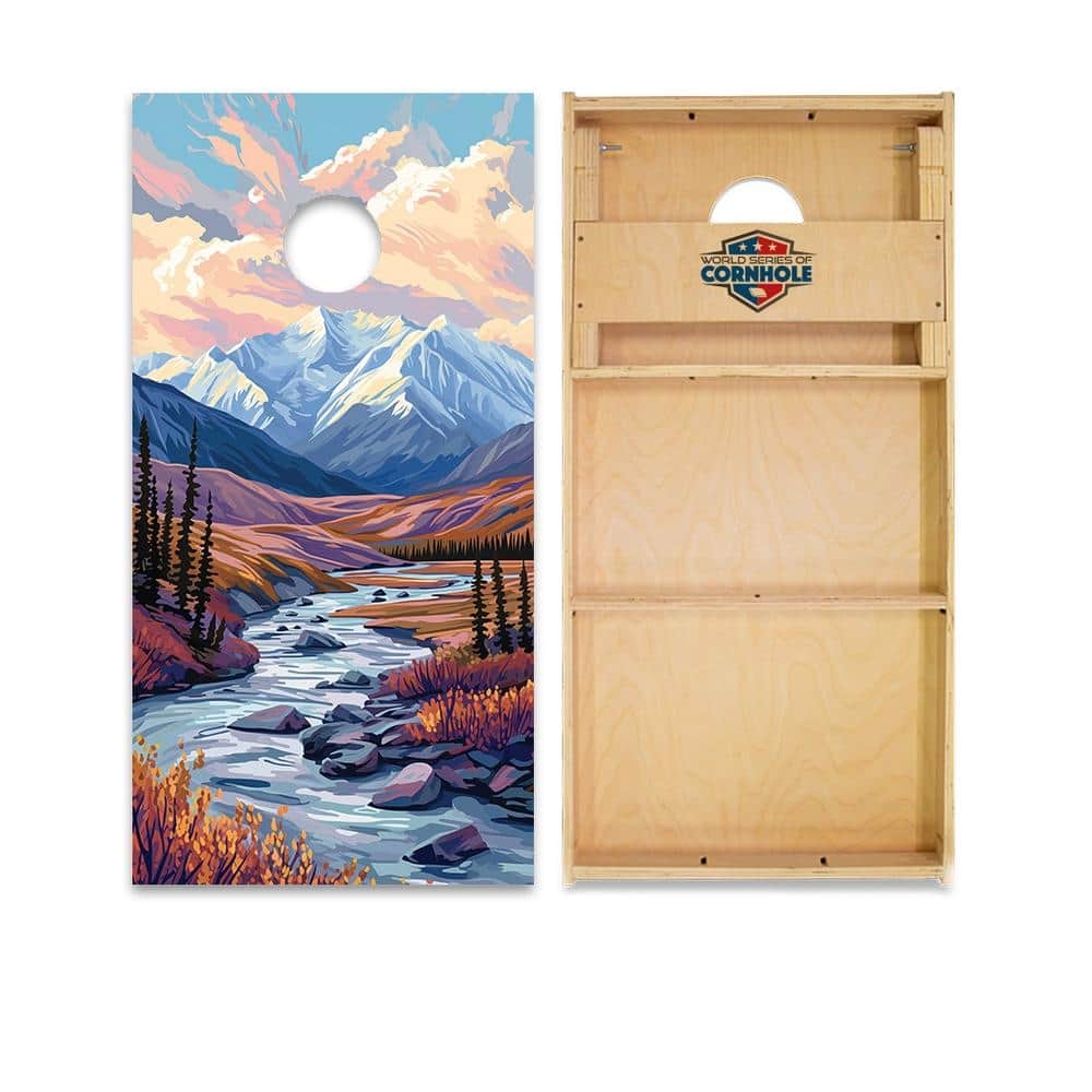 Denali National Park Regulation 2x4 Cornhole Board Set
