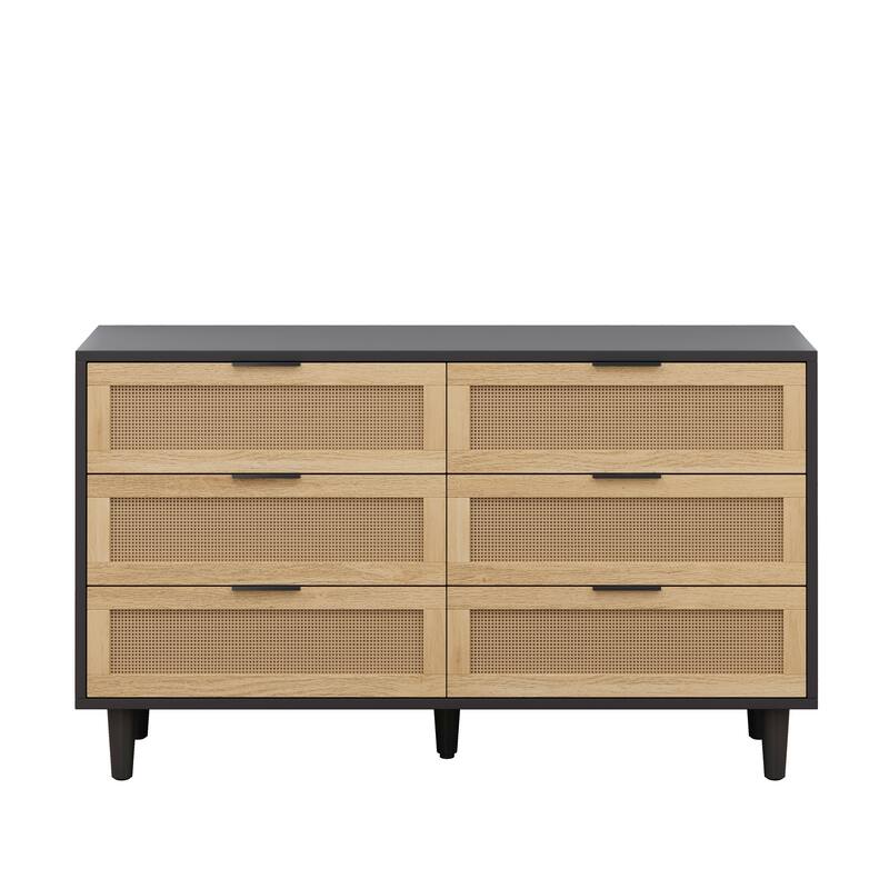Drawers Rattan Cabinet Drawer with Drawer Slides