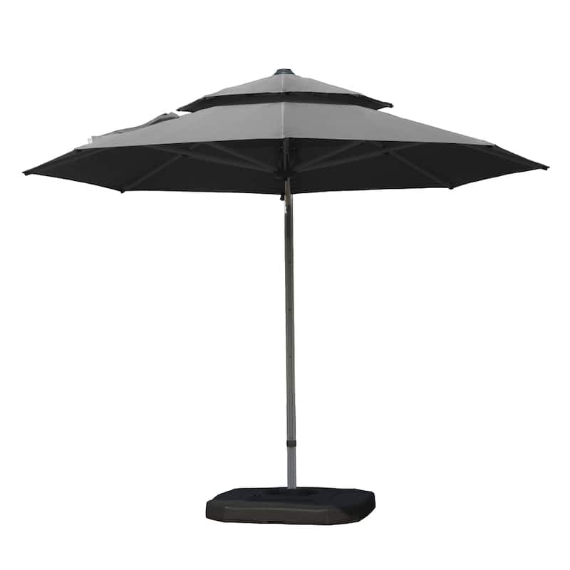 9.6 ft. x 9.6 ft. in. Round Cantilever Umbrella with Center Pole