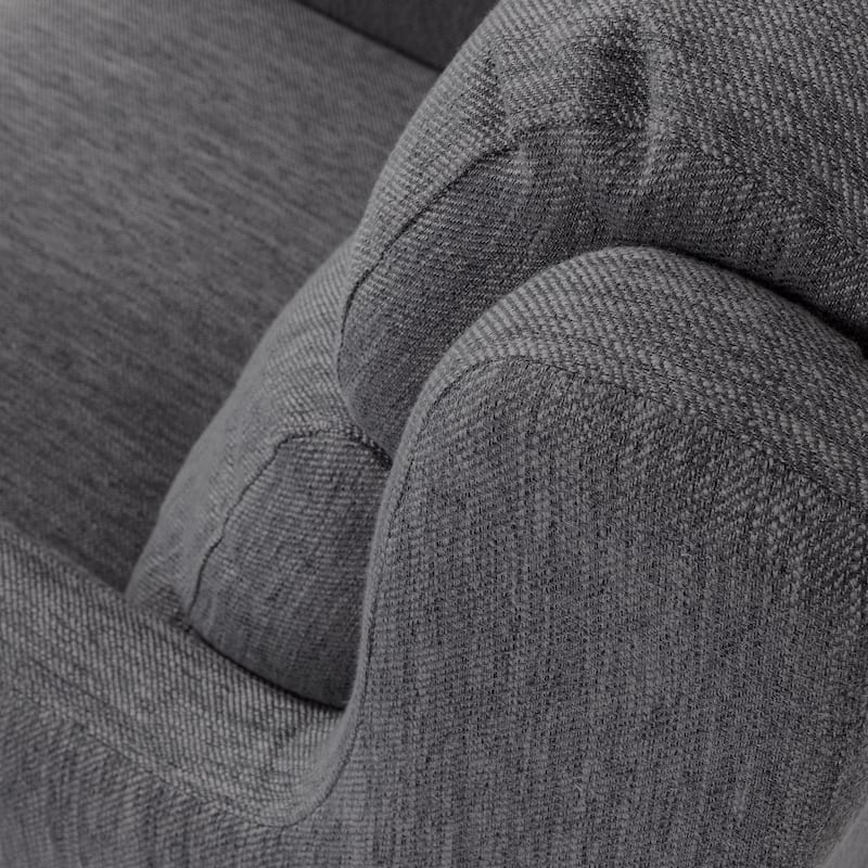 Bucklin Contemporary Pillow Tufted Fabric Club Chair by Christopher Knight Home