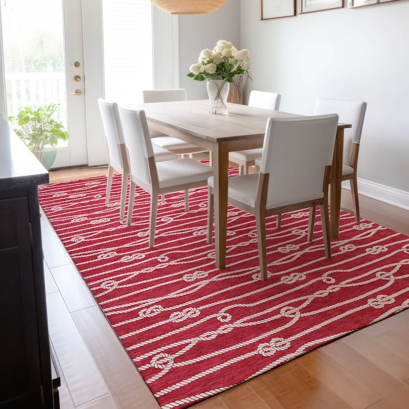 Premium Washable Super Soft Nautical Rope Mayfield Rug