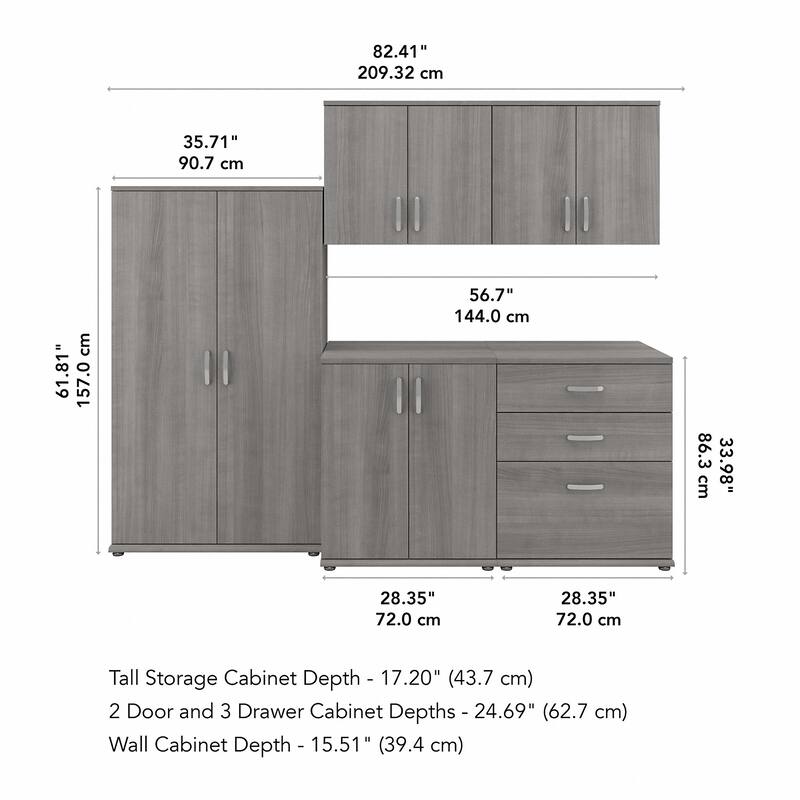 Universal 92W 5 Piece Modular Storage Set by Bush Business Furniture