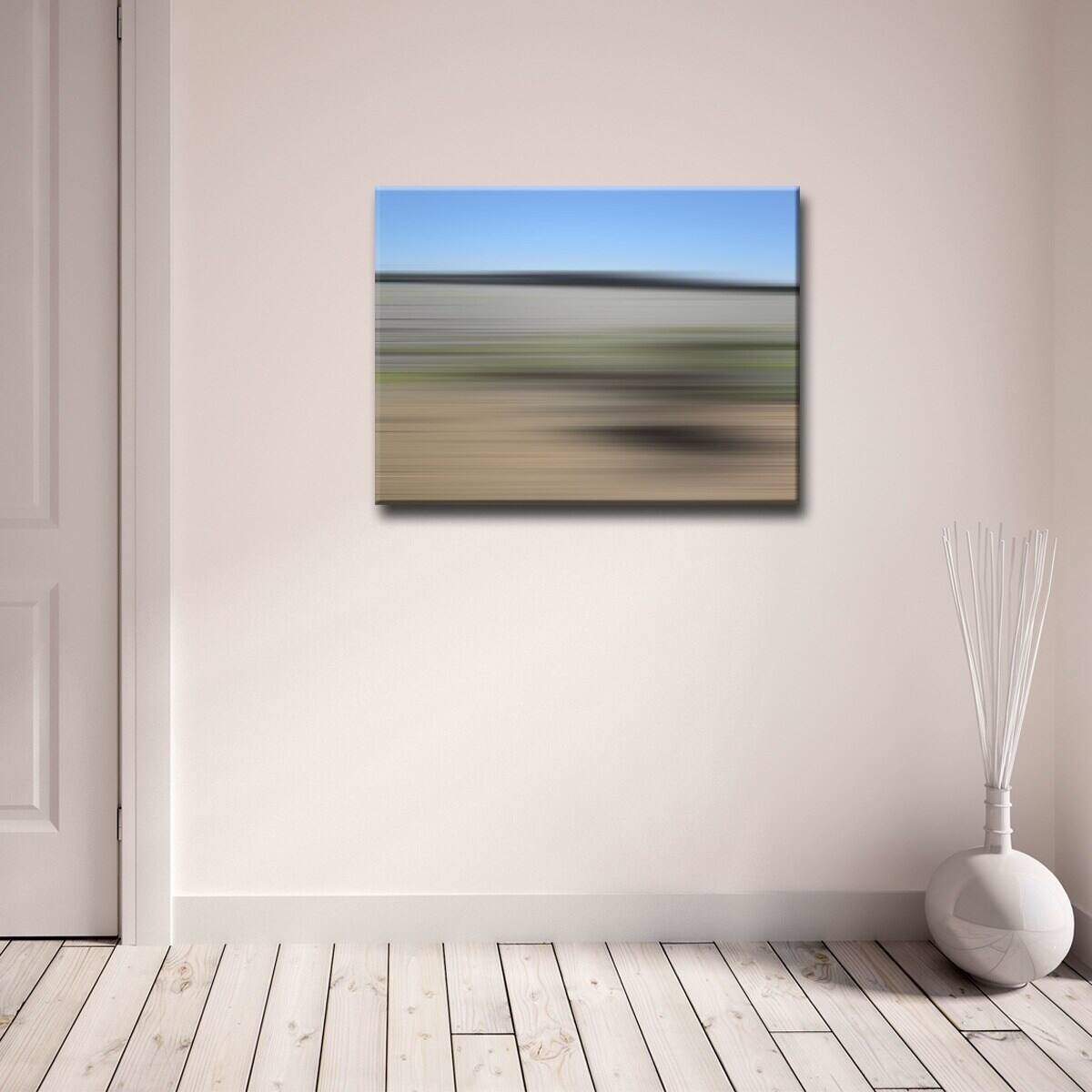 Blur Stripes XX' Abstract Wrapped Canvas Wall Art Bed Bath & Beyond