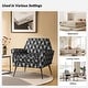 preview thumbnail 10 of 22, Silas Modern Armchair with Metal Legs by HULALA HOME
