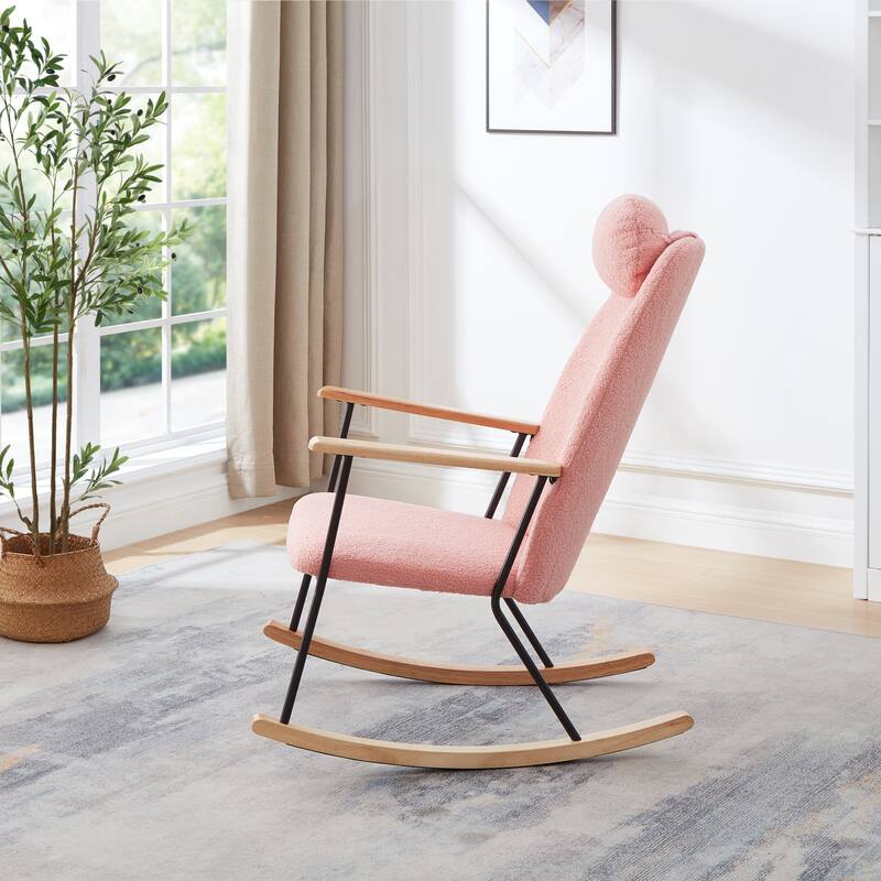 Teddy Rocker Chair with Adjustable Headrest
