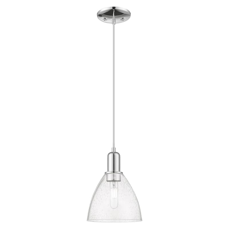 Innovations Lighting Endless Possibilities Arcadia - Bristol - 1 Light 8" Cord Hung Mini Pendant - Polished Chrome/Seedy