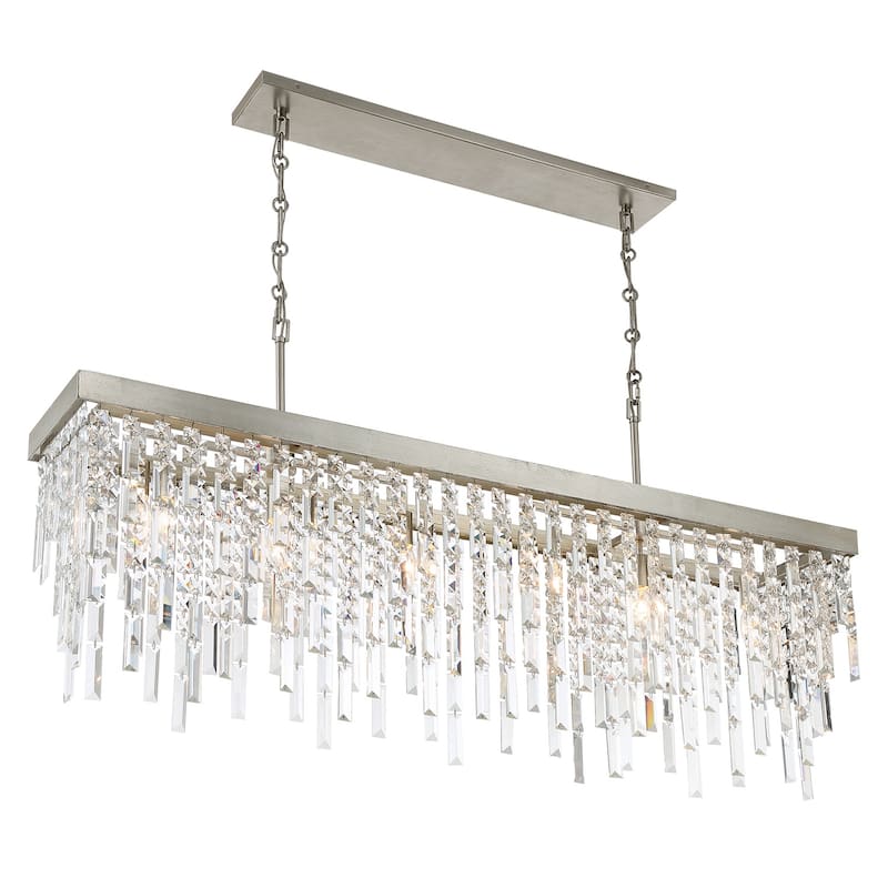 Crystorama Lighting Group WIN-217-CL-MWP Winfield 6 Light 49" Wide