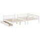 preview thumbnail 9 of 18, Bunk Bed with 2 Storage Drawers Under Bed,Detachable Beds,Full over Full for Bedroom