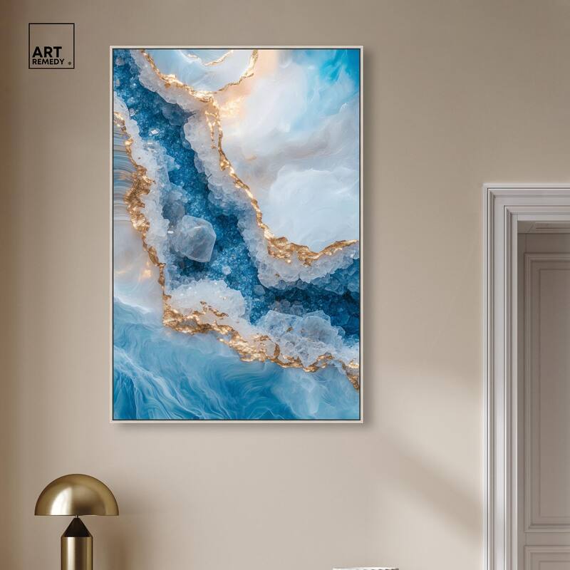 Molten Topaz I Canvas by Art Remedy