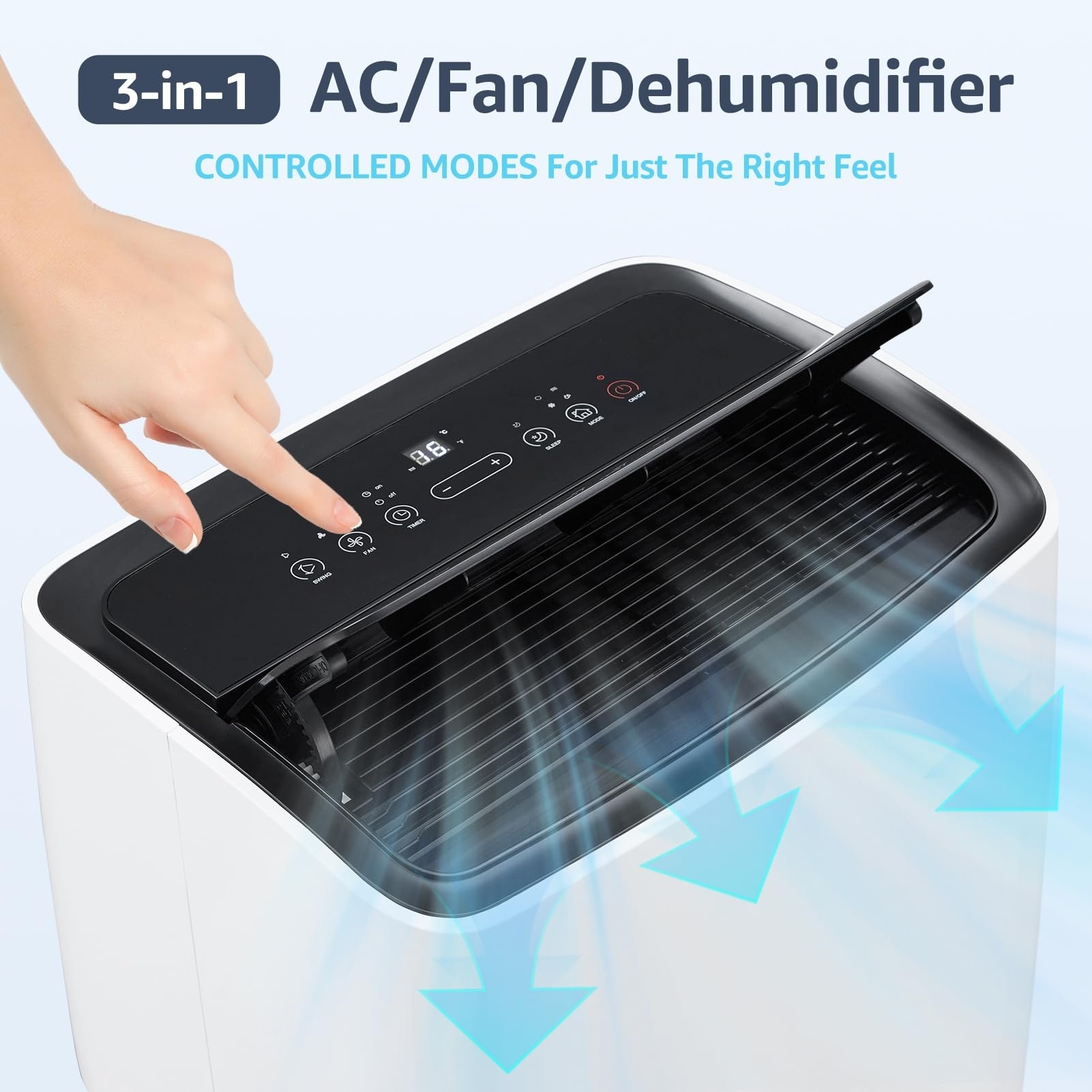 12,000 BTU Portable Air Conditioners For 3-in-1