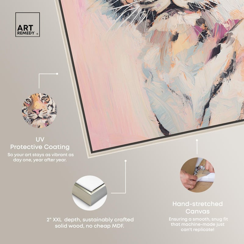 Quiet Tiger Canvas by Art Remedy