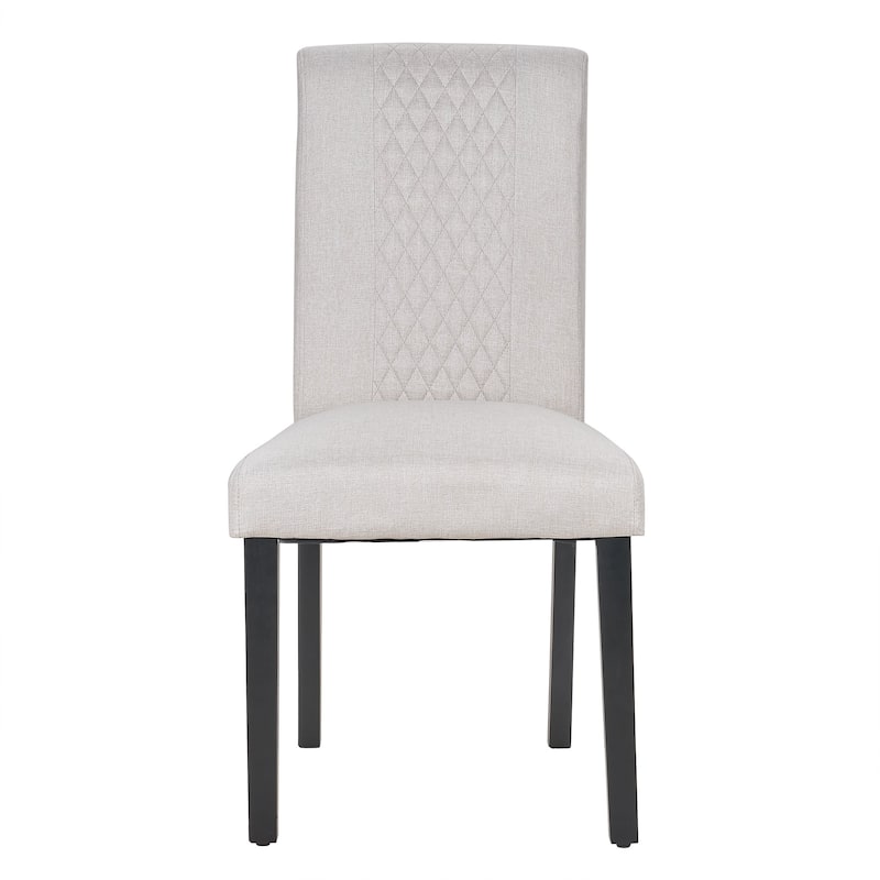VECELO Upholstered Dining Chairs Set of 2/4/6 Parson Classic Upholstered Dining Chair Modern Parson Chairs